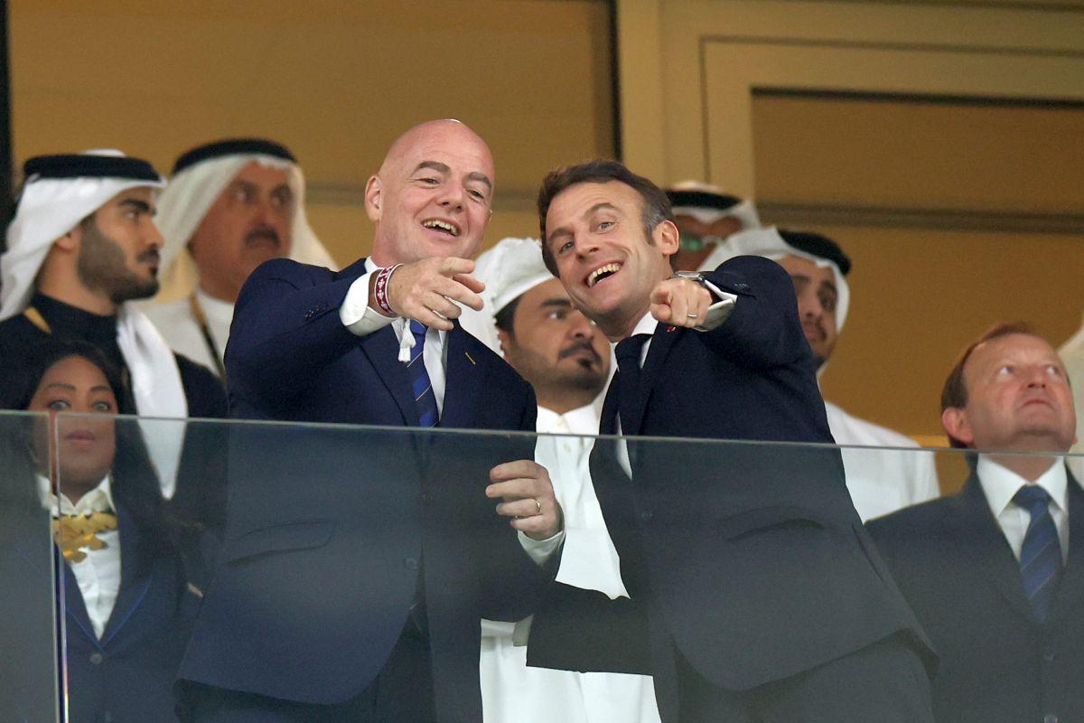 „Regele”, „Djoker”, președintele » Vedete pe metru pătrat la „oficiala” de pe „Lusail”: cine a apărut lângă Macron