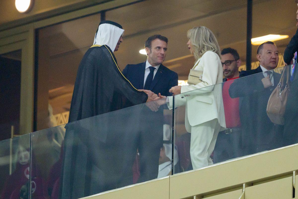 „Regele”, „Djoker”, președintele » Vedete pe metru pătrat la „oficiala” de pe „Lusail”: cine a apărut lângă Macron