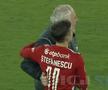 Andrea Mandorlini l-a bruscat pe Marius Ștefănescu, după Sepsi - CFR Cluj / FOTO: Captură TV @Digi Sport