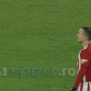 Andrea Mandorlini l-a bruscat pe Marius Ștefănescu, după Sepsi - CFR Cluj / FOTO: Captură TV @Digi Sport