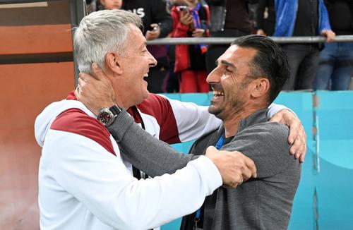 Elias Charalambous și Cristiano Bergodi // FOTO: Imago
