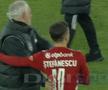 Andrea Mandorlini l-a bruscat pe Marius Ștefănescu, după Sepsi - CFR Cluj / FOTO: Captură TV @Digi Sport