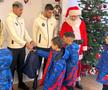 Moș Crăciun a avut ajutoare speciale la baza FCSB-ului // foto: GSP