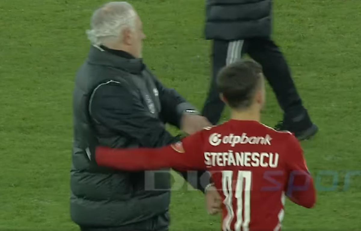 Andrea Mandorlini l-a bruscat pe Marius Ștefănescu, după Sepsi - CFR Cluj