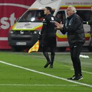 Andrea Mandorlini l-a bruscat pe Marius Ștefănescu, după Sepsi - CFR Cluj / FOTO: Captură TV @Digi Sport