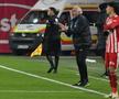 Andrea Mandorlini l-a bruscat pe Marius Ștefănescu, după Sepsi - CFR Cluj / FOTO: Captură TV @Digi Sport