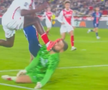 Accidentare HORROR suferită de Gianluigi Donnarumma » Adversarul l-a lovit cu talpa direct în figură, dar n-a primit niciun avertisment!