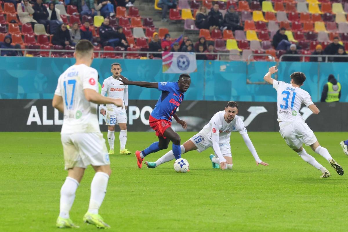 Universitatea Craiova șchiopătează, dar câștigă contra Gloriei Buzău » Oltenii le devansează pe Dinamo și FCSB și urcă pe locul 2