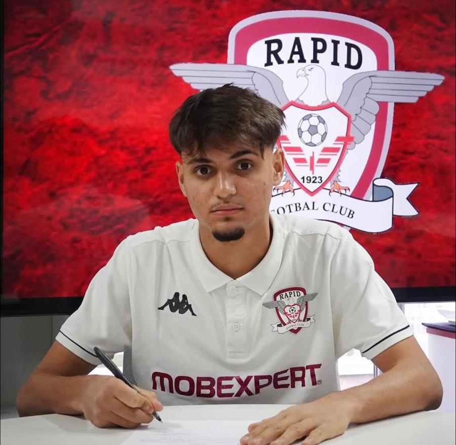 Cristian Grancea, foto: Facebook @FC Rapid 1923 Rapid își betonează atacul! Două mutări anunțate dintr-un foc