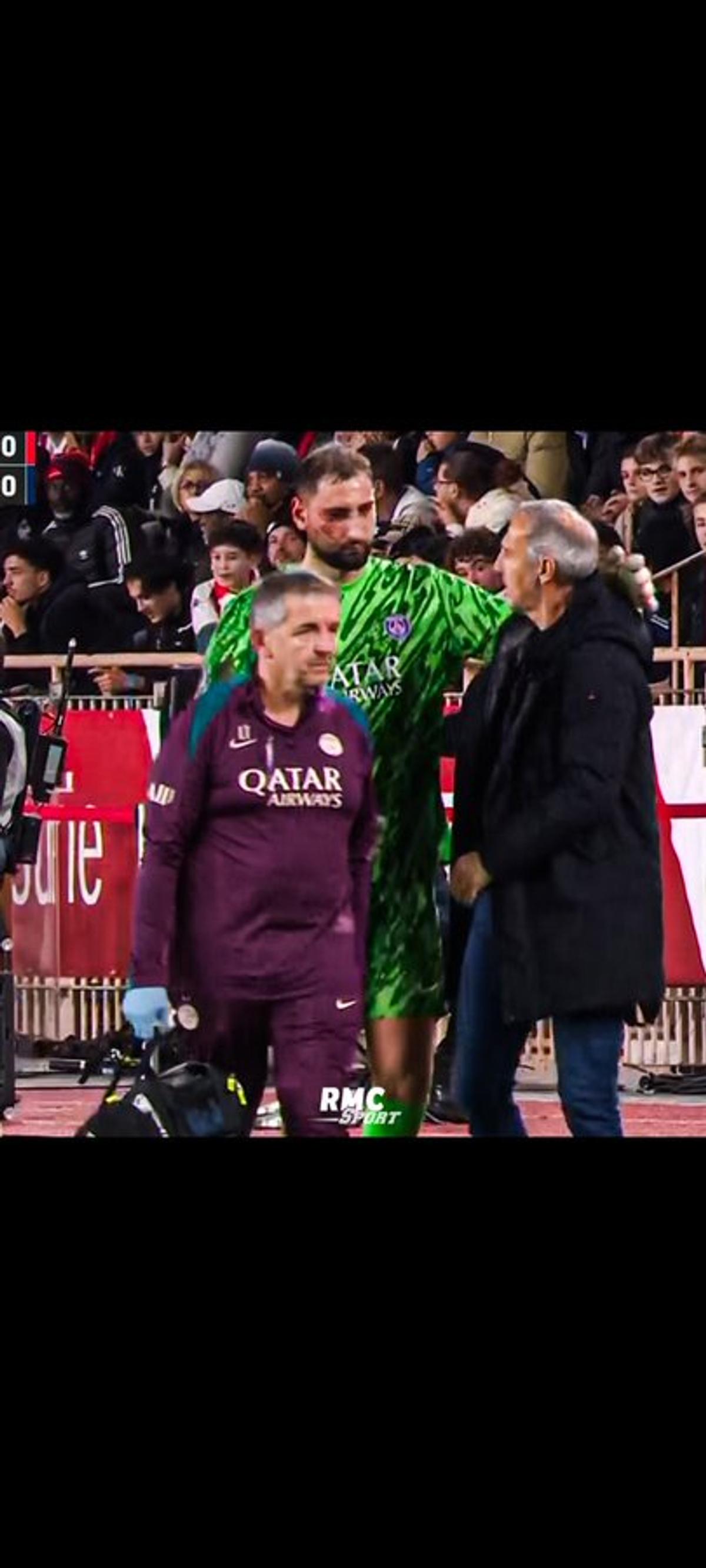 Gianluigi Donnarumma a suferit o accidentare groaznică în meciul AS Monaco - PSG