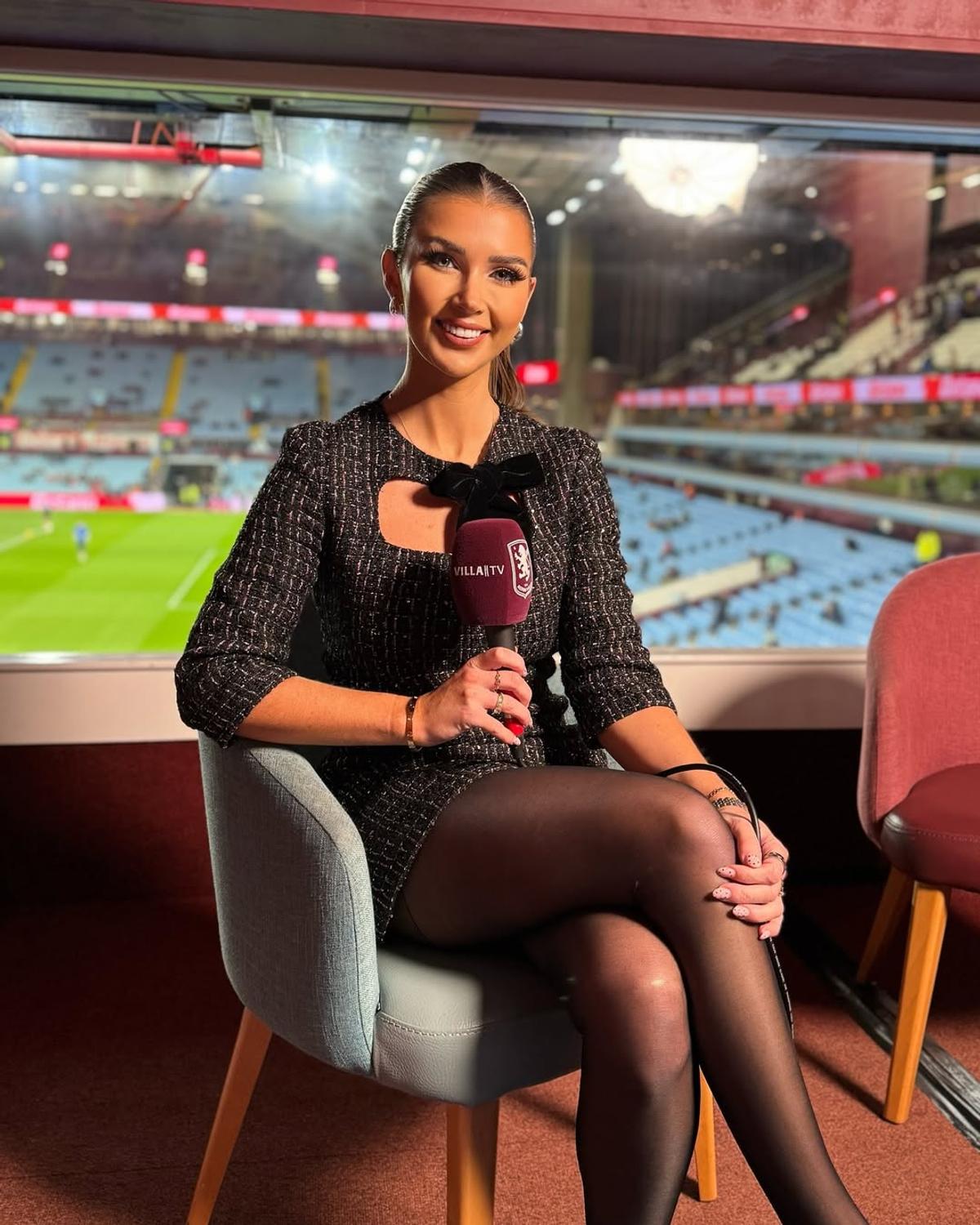 Prezentatoarea Kate Tracey. Foto: Instagram