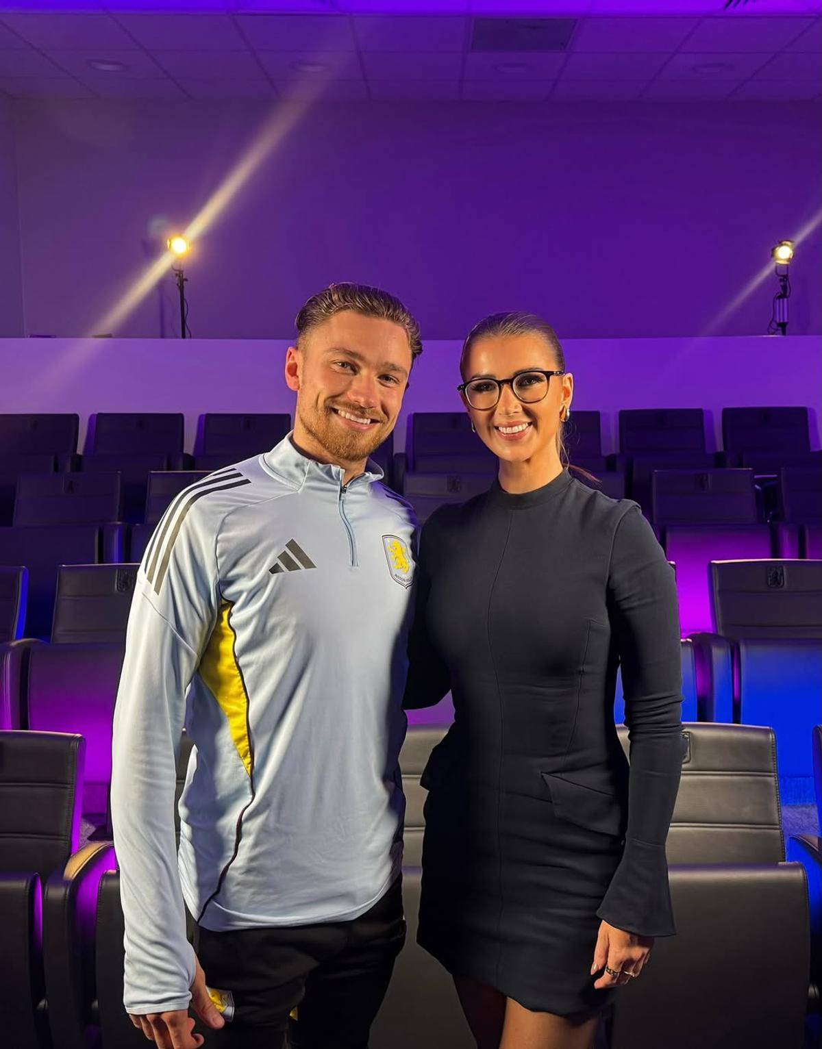 Prezentatoarea Kate Tracey. Foto: Instagram