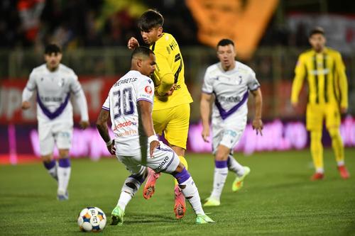 Brazilianul Caio (nr. 30) a adunat 18 prezențe, 3 goluri și 3 assist-uri în acest sezon / FOTO: Cristi Preda (GSP)
