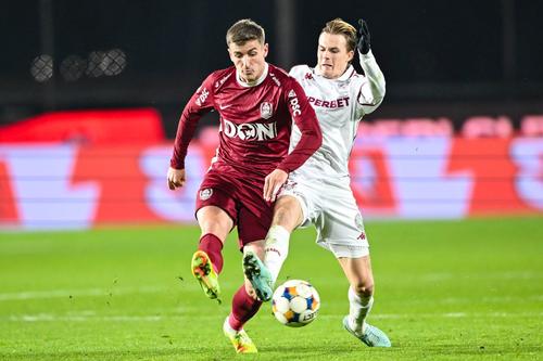 Lindon Emerllahu și Tobias Christensen în CFR Cluj - Rapid / Foto: Imago Images