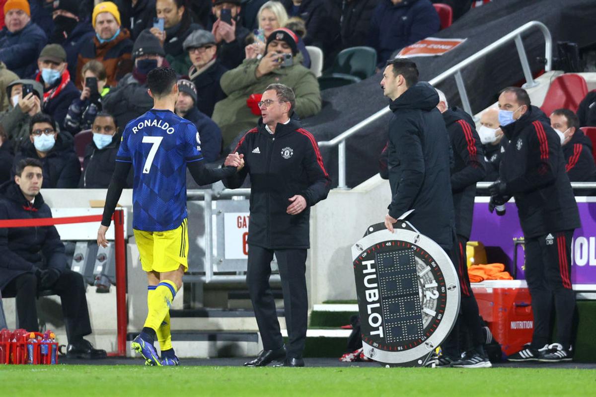 Cristiano Ronaldo, plin de nervi după schimbarea din meciul cu Brentford » Manchester United, salvată de tineri
