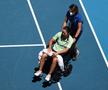 Scene dureroase la Australian Open » A fost nevoită să iasă de pe teren în scaun cu rotile