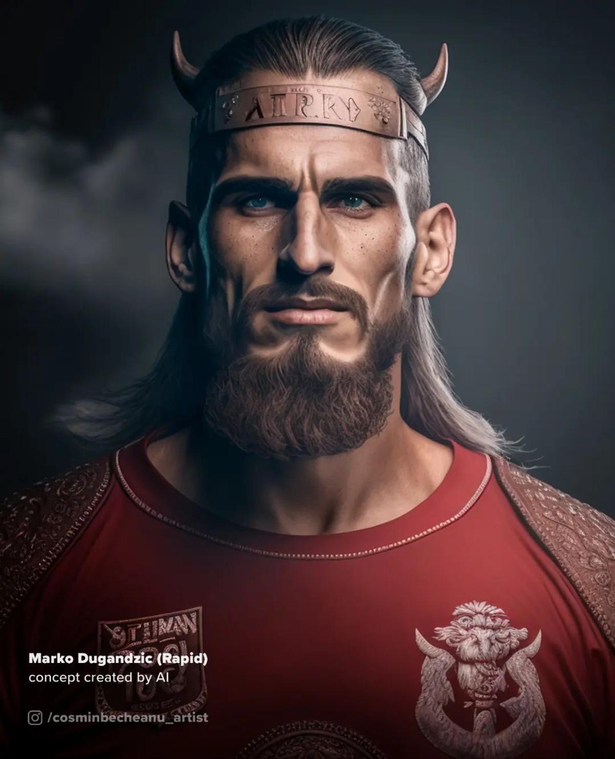 „Vikingii” Alibec și Compagno. Grozav, războinicul din viitor » 40 de portrete SF cu vedetele din Liga 1