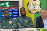 Telefonul fără fir în Liga 1 » Moment fabulos în conferință: cum au fost traduse declarațiile noului transfer din Republica Centraficană
