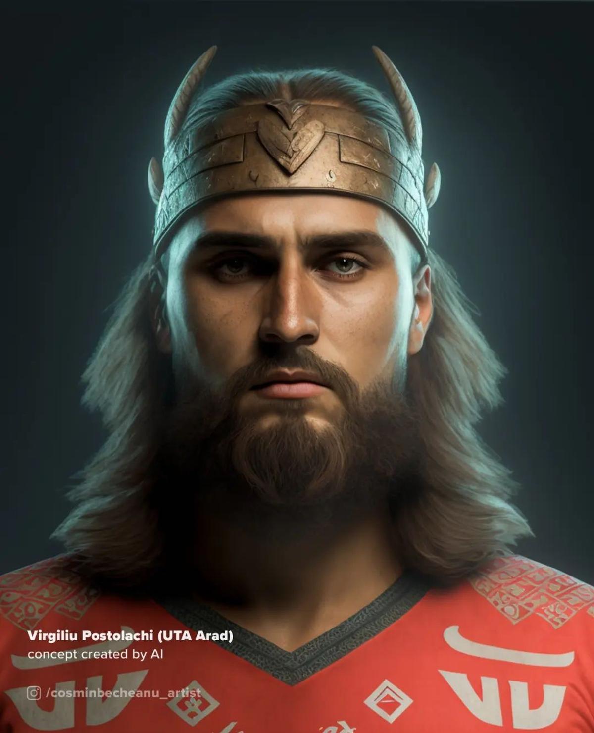 „Vikingii” Alibec și Compagno. Grozav, războinicul din viitor » 40 de portrete SF cu vedetele din Liga 1