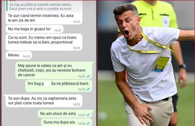 Burcă a publicat „din greșeală” conversația de pe WhatsApp cu Vlad Iacob: „Ăia au neveste bolnave de cancer. Să ne dea banii!”