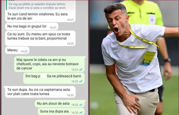 Burcă a publicat „din greșeală” conversația de pe WhatsApp cu Vlad Iacob: „Ăia au neveste bolnave de cancer. Să ne dea banii!”