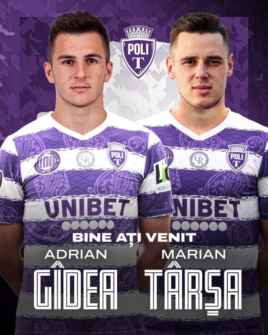 Gâdea și Târșă, prezentați la ASU Poli CFR Cluj a cedat un fotbalist cu două titluri la un club din România aflat în colaps