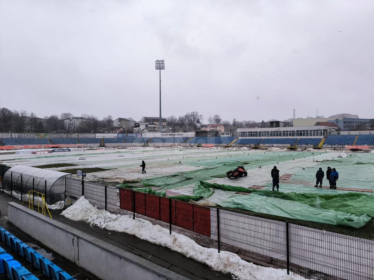 Vortexul polar ajunge în România » Decizie de ultim moment la Botoșani, înainte de meciul cu CFR Cluj
