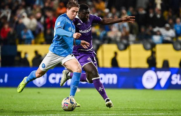 Eroul lui Napoli, „dublă” în semifinala Supercupei în doar 14 minute » Cum i-a speriat pe fanii campioanei!