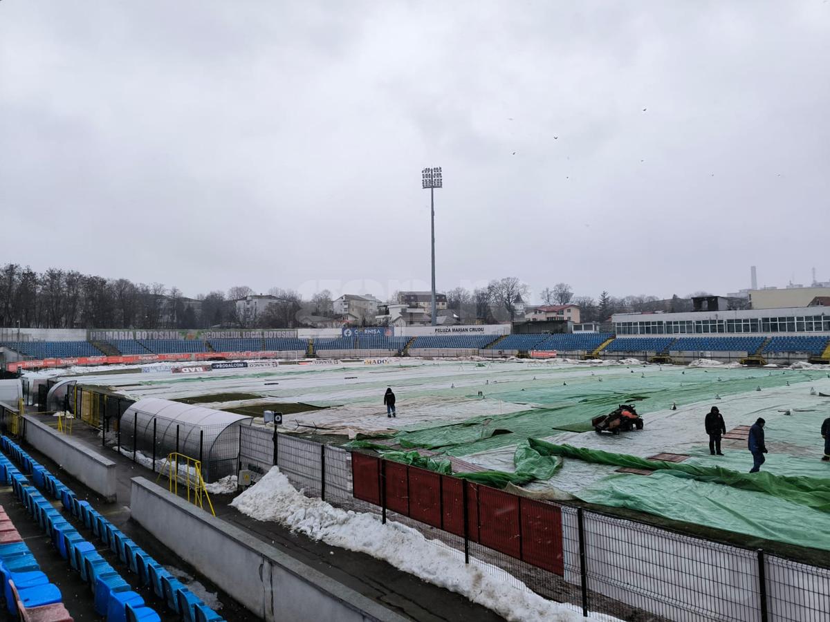 Vortexul polar ajunge în România » Decizie de ultim moment la Botoșani, înainte de meciul cu CFR Cluj