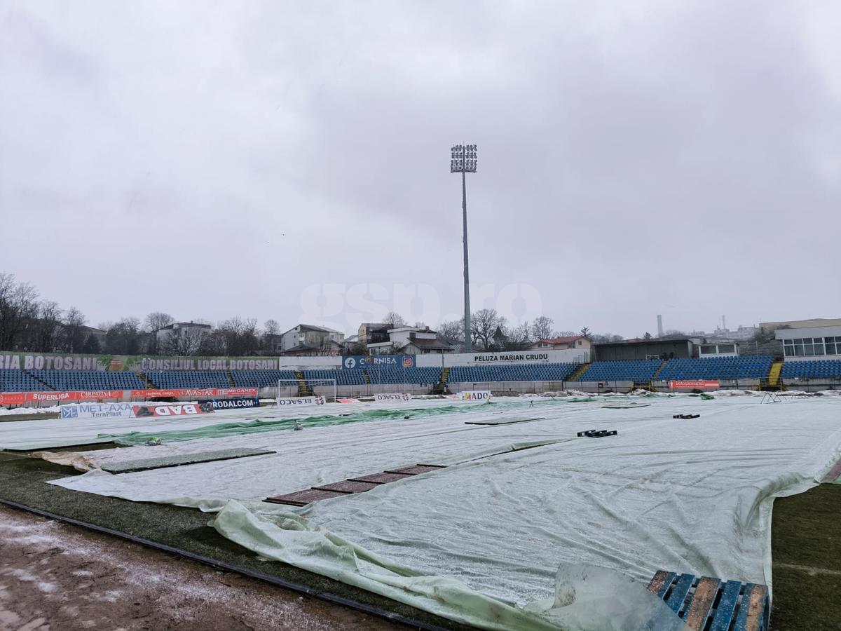 Vortexul polar ajunge în România » Decizie de ultim moment la Botoșani, înainte de meciul cu CFR Cluj
