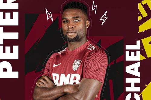 CFR Cluj a anunțat transferul lui Peter Michael (25 de ani), un atacant nigerian venit de la Vaasan Palloseura, din Finlanda/ foto Facebook @CFR Cluj