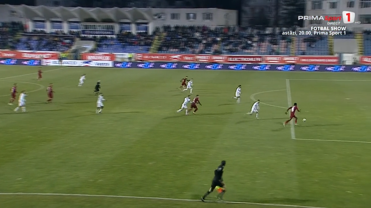 Penalty neacordat pentru CFR Cluj în meciul din deplasare cu FC Botoșani