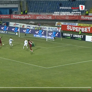 Penalty neacordat pentru CFR Cluj în meciul din deplasare cu FC Botoșani, foto: captură Prima Sport