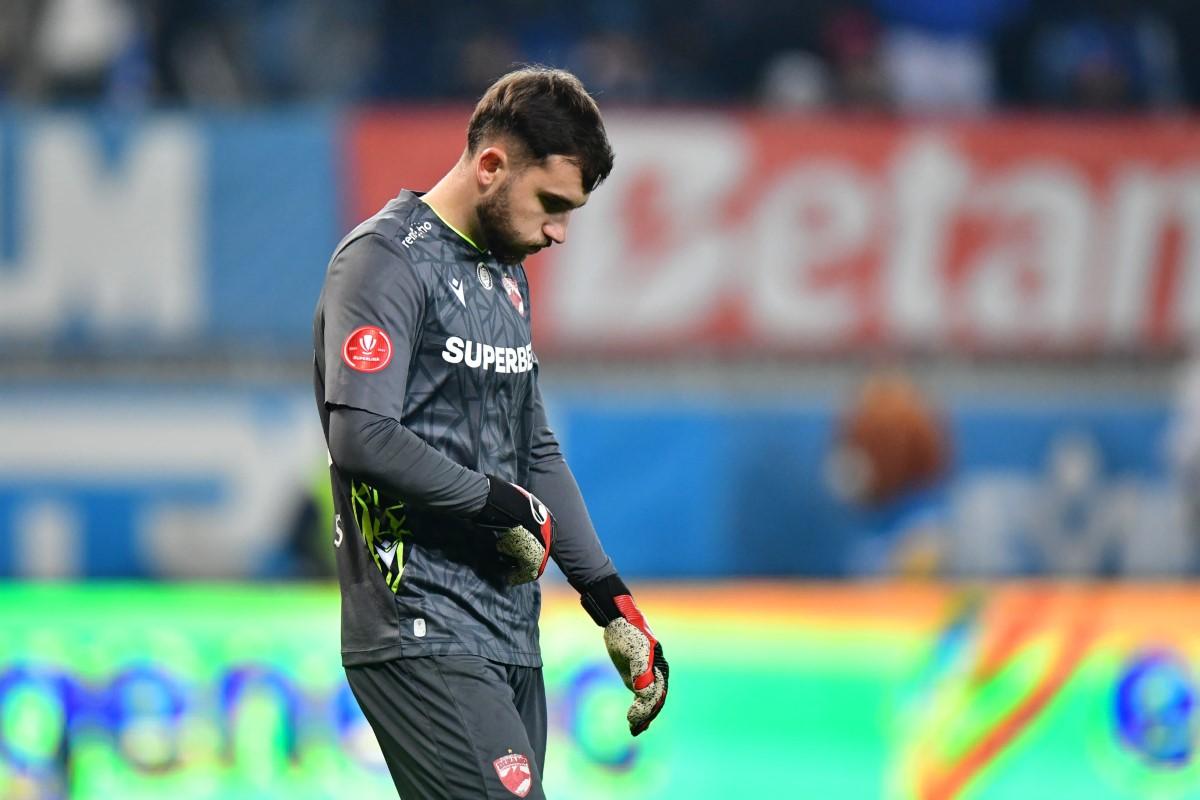 Alexandru Roșca și bucuria dinamoviștilor după 1-1 cu CSU Craiova