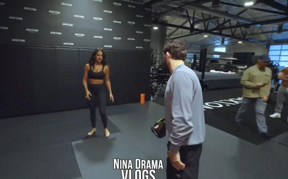 Speculații! Nina Drama, cel mai sexy reporter din UFC, ar fi „vinovată” pentru abandonul anului: Arman s-a retras înaintea luptei pentru centură