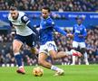 Radu Drăgușin, lovit în Everton - Tottenham, foto: Getty Images