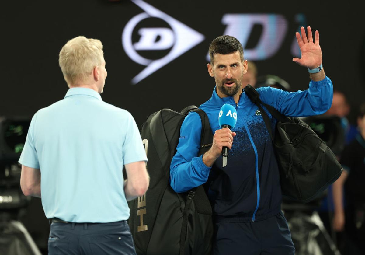 Novak Djokovic a refuzat să acorde interviul de pe teren, după victoria cu Jiri Lehecka: „E OK dacă vreți să mă amendați” » A explicat gestul în conferință