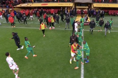 Senegal a părăsit terenul în finala cu Maroc