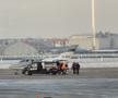 Avionul privat cu care Gigi Becali s-a întors de la Muntele Athos // FOTO: Cristi Preda (GSP.ro)