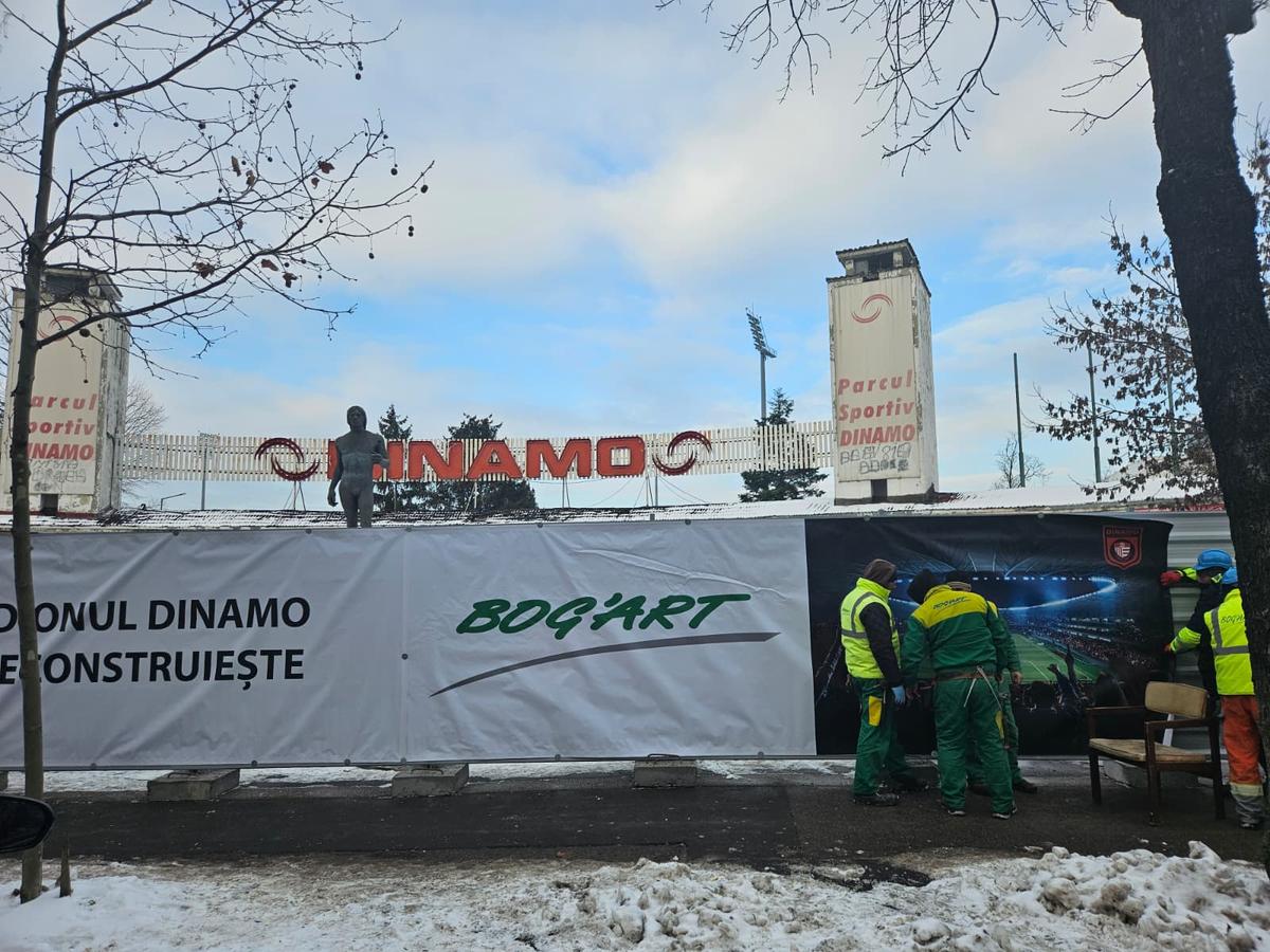 Au început lucrările în „Ștefan cel Mare” » Dinamo va avea stadion nou: „Ziua cea mare a sosit!”