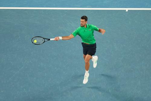 Novak Djokovic în acțiune la Australian Open FOTO Imago Images