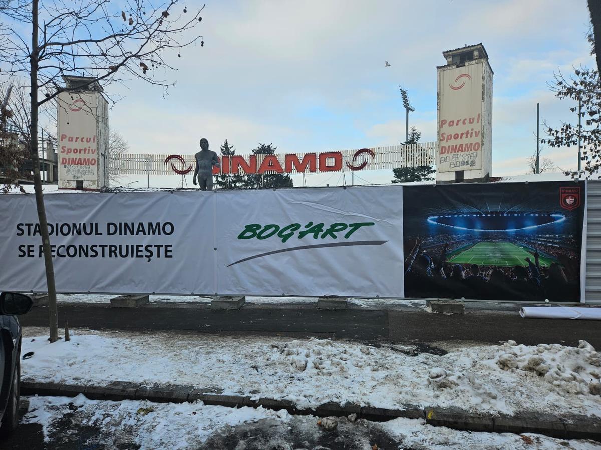 Au început lucrările în „Ștefan cel Mare” » Dinamo va avea stadion nou: „Ziua cea mare a sosit!”