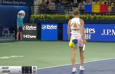 SIMONA HALEP - ONS JABEUR // Blackout în primul set! De când nu mai pierduse Halep un set atât de drastic
