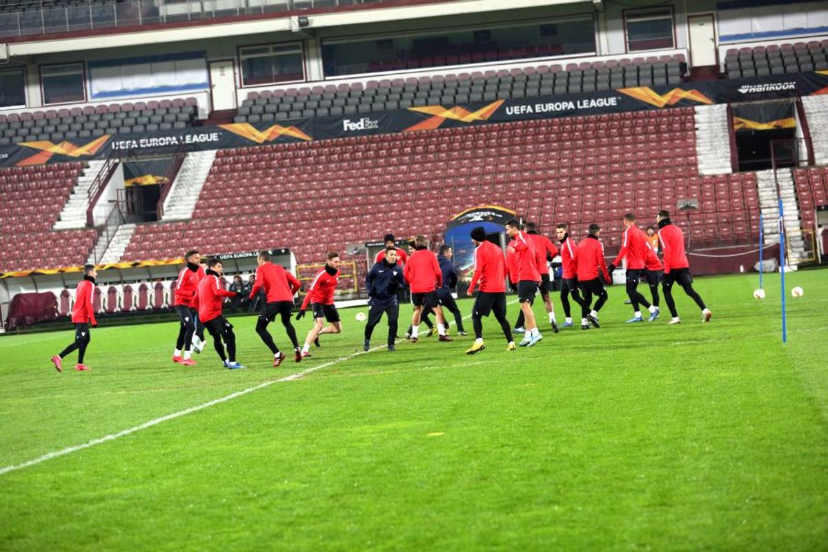 CFR CLUJ - FC SEVILLA // Antrenamentul oficial al andaluzilor