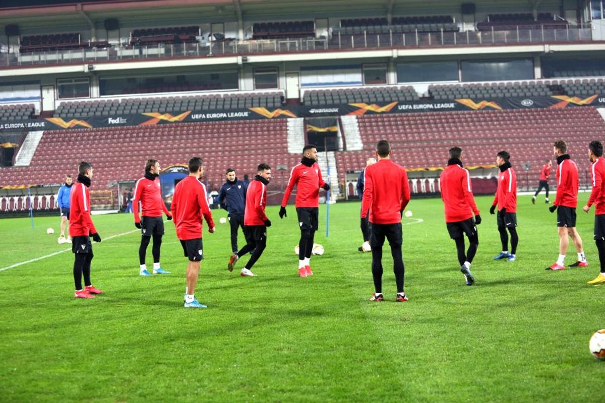 CFR CLUJ - FC SEVILLA // Antrenamentul oficial al andaluzilor