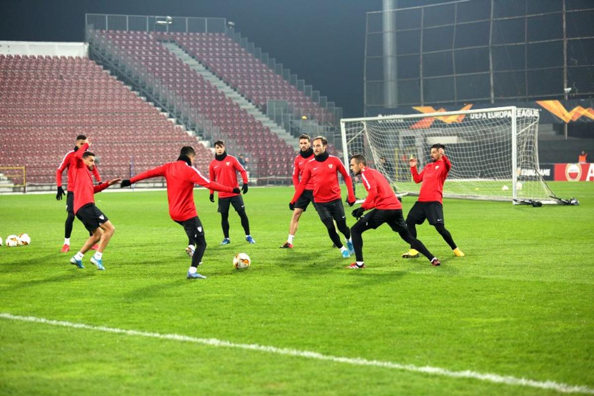 CFR CLUJ - FC SEVILLA // Antrenamentul oficial al andaluzilor