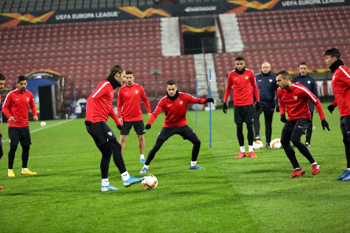 CFR CLUJ - FC SEVILLA // Antrenamentul oficial al andaluzilor