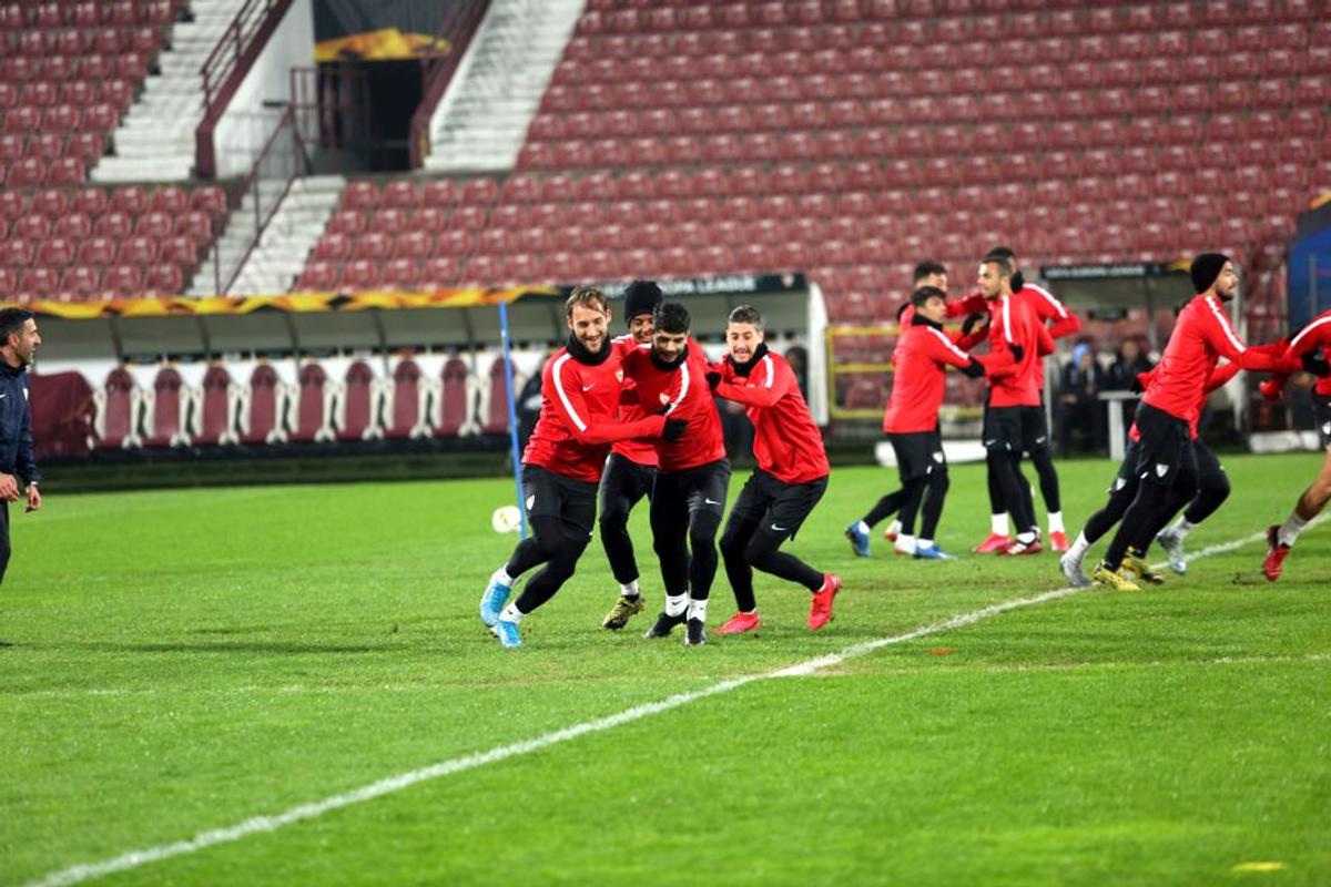 CFR CLUJ - FC SEVILLA // Antrenamentul oficial al andaluzilor