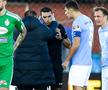 În minutul 6 al partidei FC Voluntari - Sepsi, la 0-0, „centralul” Ovidiu Hațegan a fost lovit involuntar de Vadim Rață și a avut nevoie de câteva zeci de secunde pentru a-și reveni.