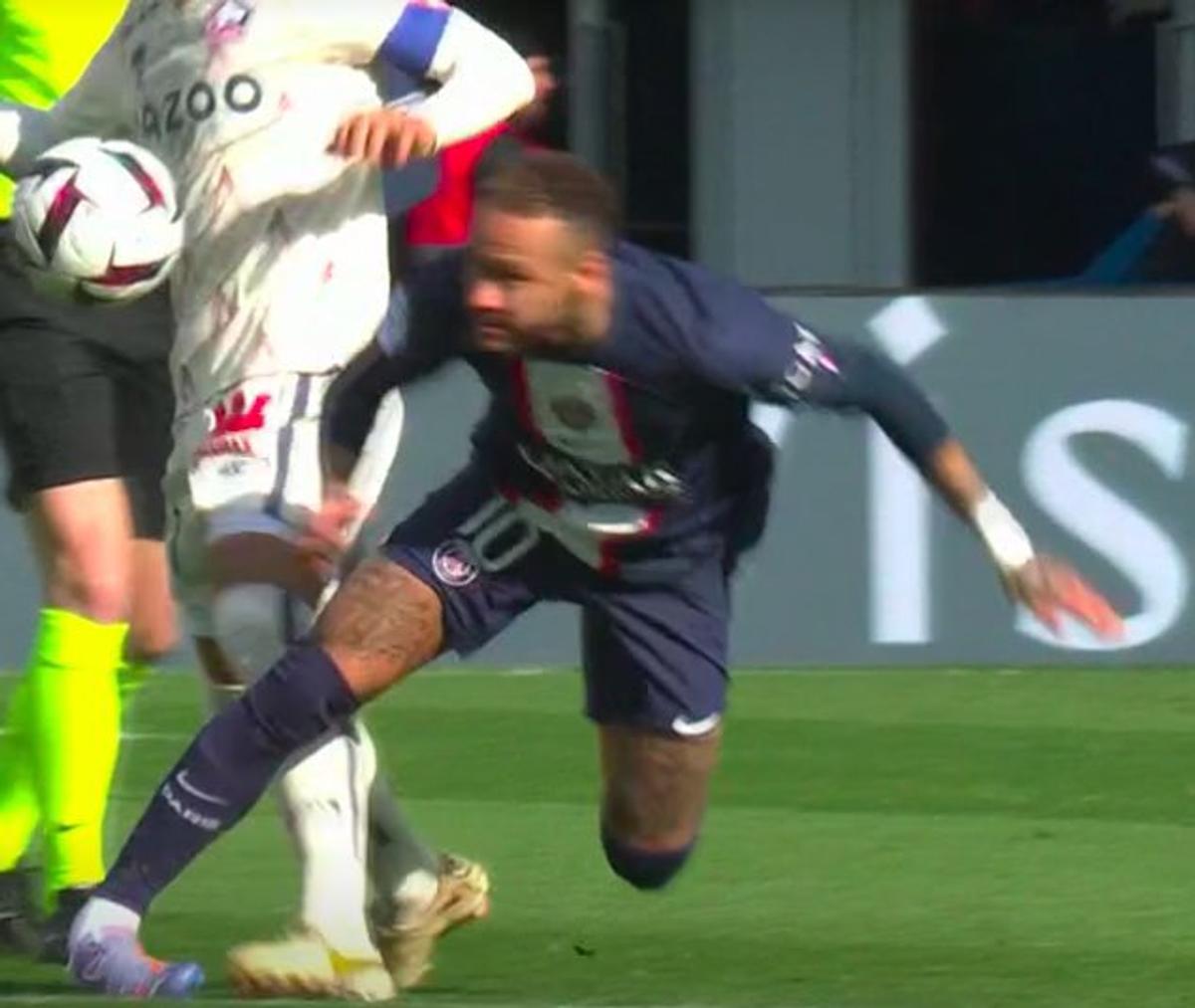 Neymar, accidentare cu Lille